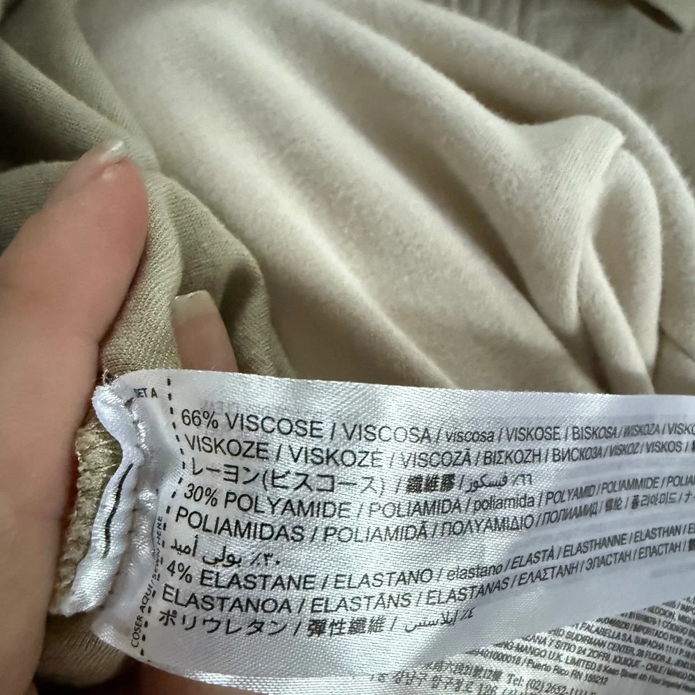 Mango | Large |  “Florida” Half-Zip Hoodie | Khaki - Picture 7 of 7